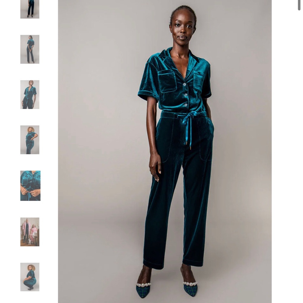 Rachel Antonoff Jewel jumpsuit, sapphire